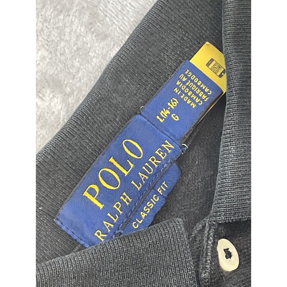 POLO RALPH LAUREN CUSTOM FIT POLO SHIRT Boys Youth L (14-16) Red Horse - Picture 5 of 9